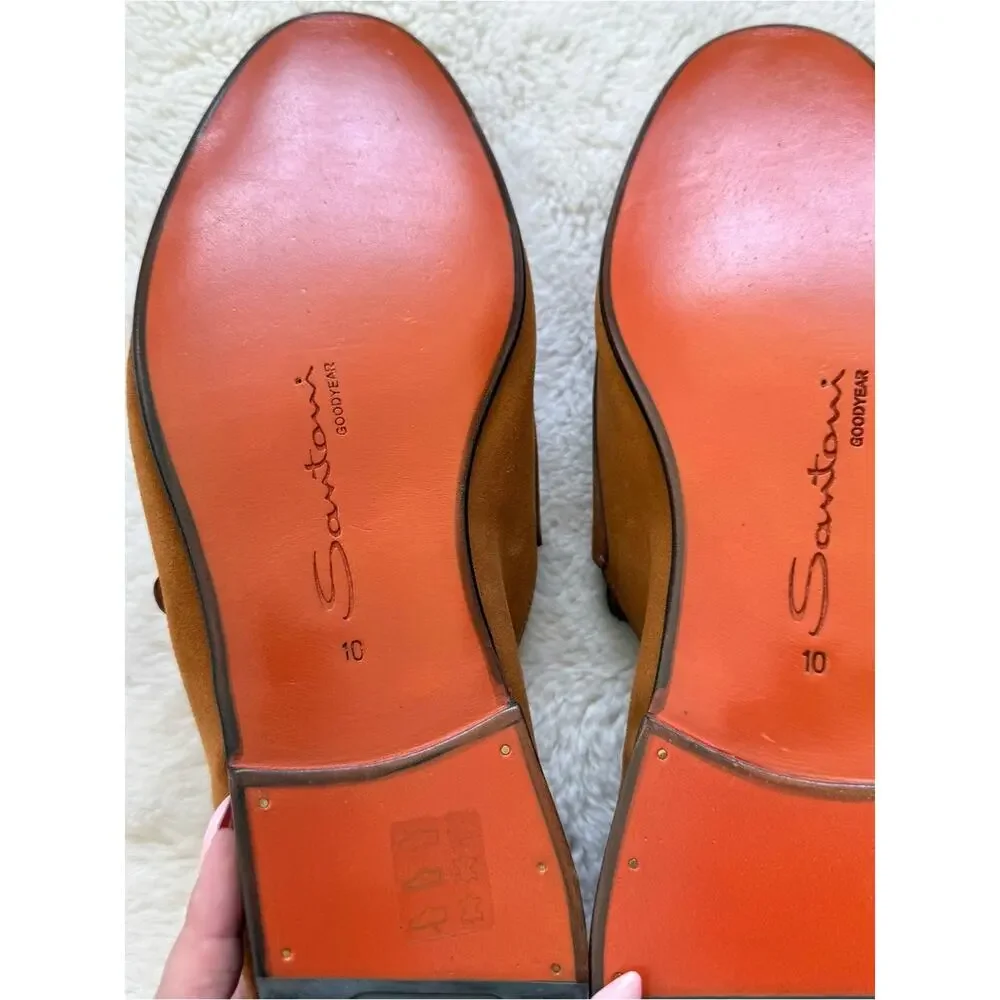 Santoni double buckle
